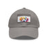 Lovable Lab Cap in White with Light Brown Patch