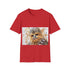 Chewbacca Watercolor Tshirt in Charcoal - Soft Cotton Crew Neck Comfort