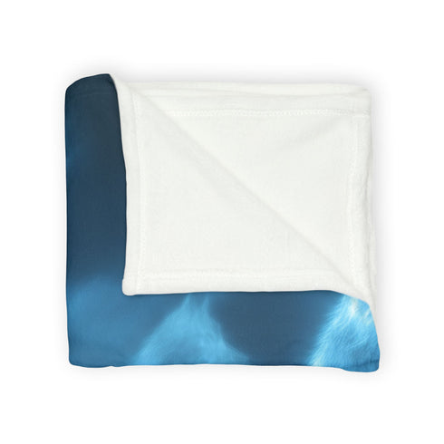 City Skyline Shaped Like Animal Spirits Plush Fleece Throw Blanket