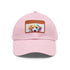 Lovable Lab Cap in White with Light Brown Patch