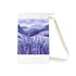 Seamless lavender fields laundry bag for organized and stylish laundry transport
