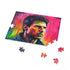 Neon Cruise Watercolor Puzzle with Tom Cruise in vibrant colors.