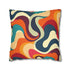 Vibrant Retro Waves Pillowcase - Funky seamless pattern in vibrant colors for a trendy bedroom upgrade