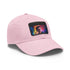 Vibrant neon watercolor cap inspired by Tom Holland, unisex cotton hat.