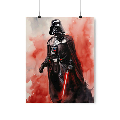Darth Vader lightsaber canvas art for powerful home decor vibe.
