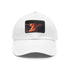 FirePeak Volcano Cap in White with Light Brown Patch.
