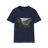 Symphony of Natures Majesty charcoal crew neck cotton t-shirt.