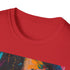 Charcoal cotton T-shirt with Kylie Jenner portrait design regular fit crew neck