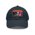 Neon watercolor charm baseball cap, Charlize Theron edition, white/light brown.