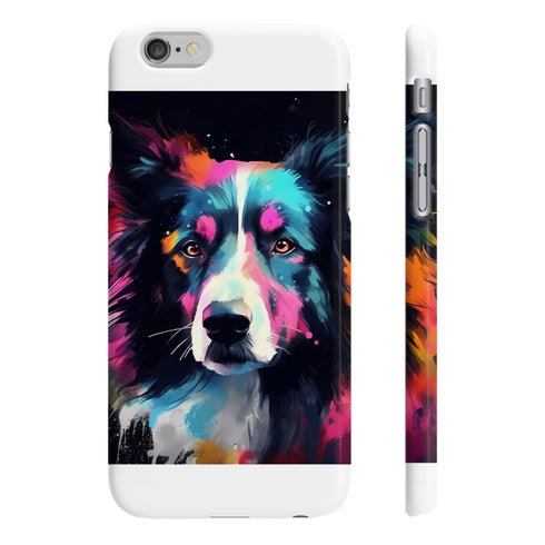 Graceful Collie iPhone 7 Plus Glossy Phone Case Obaz