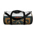Celtic knot duffel bag with all-over print design.