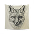 Angular Fox Geometric Tapestry 34x40 Inches - High-Quality Modern Design