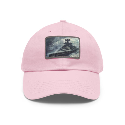 Imperial Fury Star Wars baseball cap in white with light brown patch.