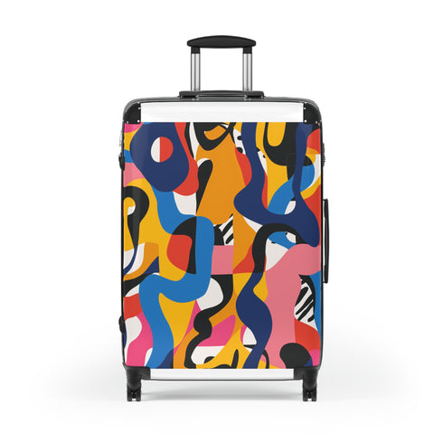 Vibrant Abstract Pattern Suitcase | Bags | Accessories, Bags, Travel, Travel Accessories | Prints with Passion
