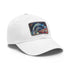 London Underground Watercolor Cap in White with Light Brown Patch