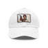 Galactic Smuggler Cap in White with Light Brown Patch, Rectangle Shape