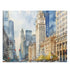Chicago city watercolor jigsaw puzzle with 120 pieces for entertainment.