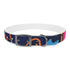 Neon Graffiti Dog Collar: Vibrant Urban Style Statement for M Black Onyx Dogs