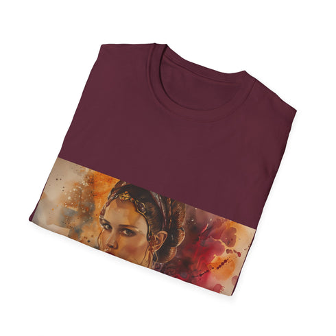 Galactic Queen Tee Padme Amidala Star Wars T-Shirt in Charcoal.