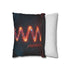 Data Helix Spinning above Stone Altar Double-Sided Square Cushion Cover