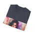 Watercolor Kim Kardashian tee, Charcoal, crew neck, regular fit, TikTok.