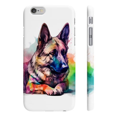 German Shepherd Heart Glossy Phone Case for iPhone 7 Plus