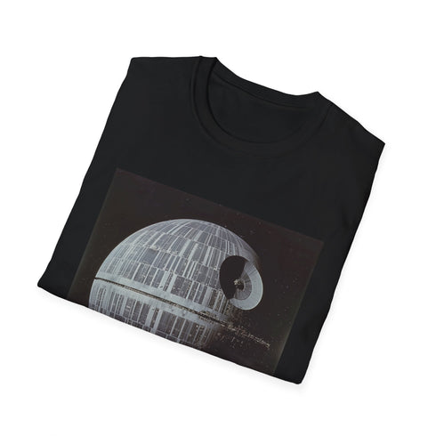 Death Star Charcoal T-Shirt, Unisex Regular Fit, Star Wars Galaxy