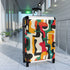 Abstract Adventure Suitcase Set in Small Size and Black Color