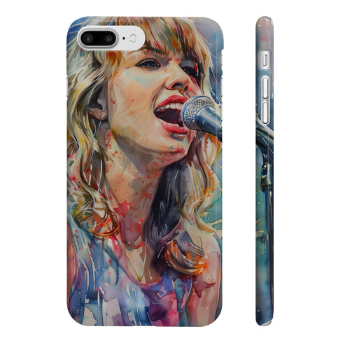 Eras Tour Vibes Phone Case, Glossy Slim iPhone 7 Plus/iPhone 8 Plus.
