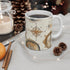 Vintage Maps Ceramic Coffee Mug, 11 oz, Perfect for Globetrotters.
