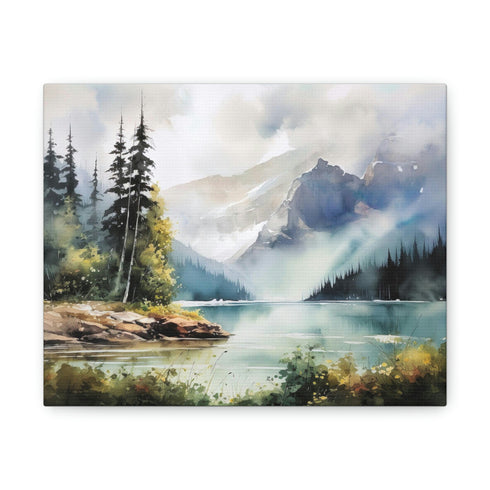 Fairmont Lake Louise canvas print showcasing turquoise waters.
