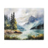 Fairmont Lake Louise canvas print showcasing turquoise waters.