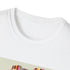 Colorful retro roller skate t-shirt with vibrant stripes for men and women