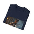 Charcoal Wolverine claw tee with vivid watercolor design and regular summer fit