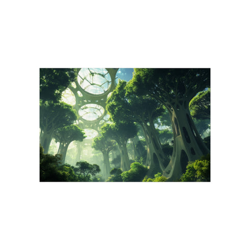 "13 Sky Garden Fractal Trees"