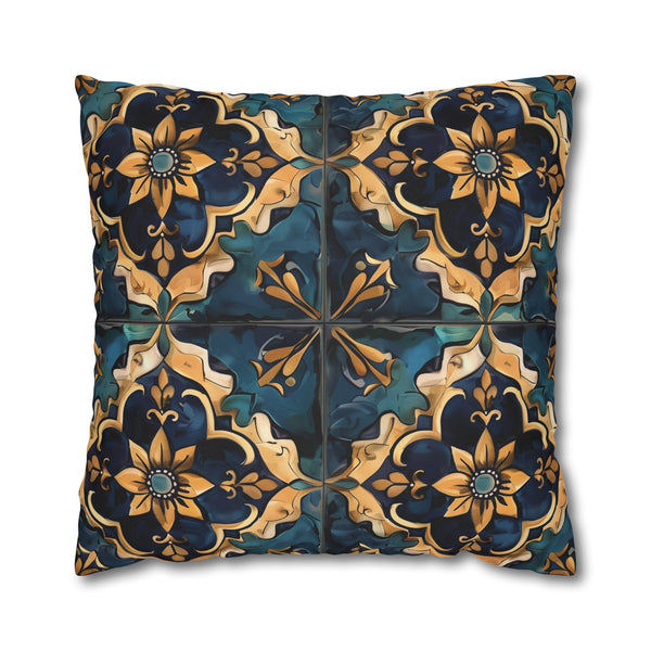 Artisan Tiles Pillow Case Collection - Transform your bedroom decor with elegant traditional tile inspired design
