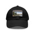 Kiwi Lake Adventure Baseball Cap in White with Light Brown Patch