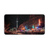 Berlin Night Desk Mat with urban cityscape under starry sky, ideal for modern office decor