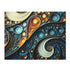 Vibrant fractal pattern jigsaw puzzle, challenging and captivating for all levels.