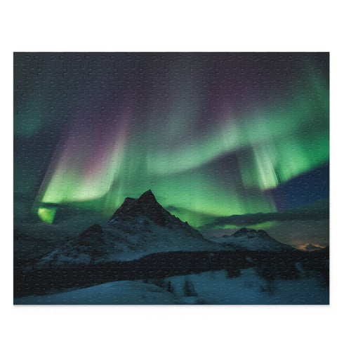 Northern Lights Aurora Borealis Puzzle, Vibrant Colors, Intricate Details, Mesmerizing Night Sky