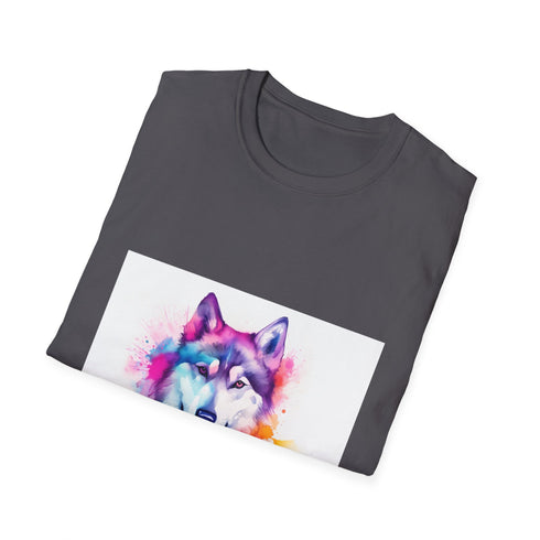 š¾ Husky Howls: A Watercolor Tapestry of Freedom and Adventure