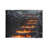 Lava Staircase in Frozen Jungle Plush Fleece Throw Blanket