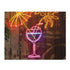 Neon Cocktail Paradise Puzzle - vibrant tropical vibes jigsaw puzzle with colorful cocktail sign for a relaxing challenge