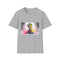 Vibrant cotton T-shirt with Baby Groot graphic on charcoal crew neck