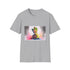 Vibrant cotton T-shirt with Baby Groot graphic on charcoal crew neck