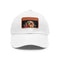 White Beagle Babe Baseball Cap with Light Brown Patch