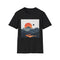 Dawn's Embrace: A Minimalist Mountain Sunrise | T-Shirt | DTG, Men's Clothing, Regular fit, T-Shirts, Unisex, Women's Clothing | Prints with Passion