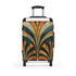 Abstract Art Deco Patterns Small Black Suitcase for Fashionable Travel.