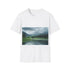 Alaska Adventure Landscapes Tee in Charcoal, Size S. Cotton t-shirt.
