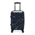 Durable Constellation Suitcase featuring a celestial star pattern
